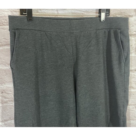 PureJill J Jill Gray Sweatpants Size Large Soft Pima Cotton Modal Pull On Pocket - Picture 3 of 8